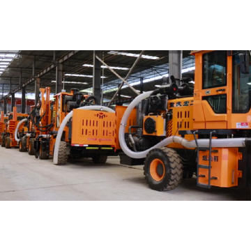 Guardrail drilling all-in-one machine